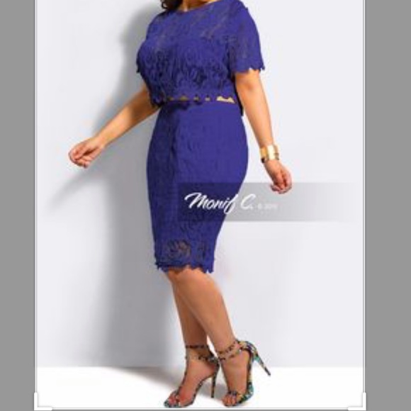 Monif C. Dresses & Skirts - Monif. Gisselle size 3x in cobalt blue